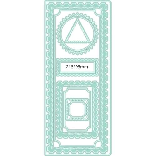 Metal cutting dies cut dies slimline background card Scrapbook paper craft knife mould blade punch stencils