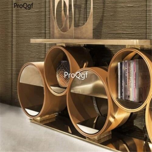 Prodgf 1Pcs A Set design metal marble Corner Console Table