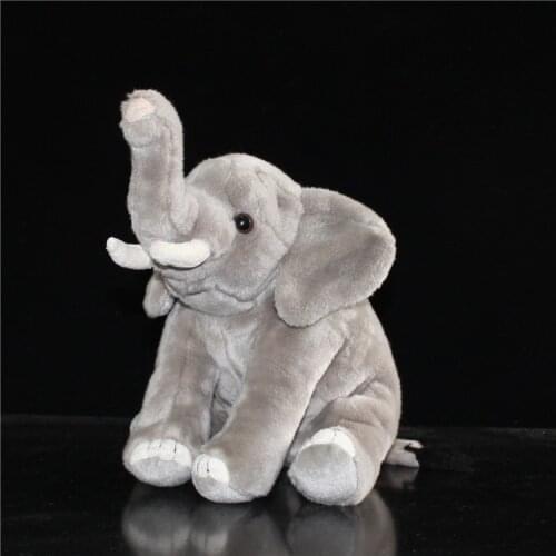 Kawaii Plush Toy Real Life Elephant Doll Kids Toys Gifts Good Quality