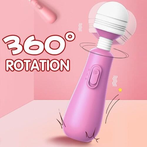 Sex AV Magic Wand Vibrator Adjustable Powerful Quiet Vibration Clitoris Stimulator Massage Adult Sex Toys for Woman Masturbator