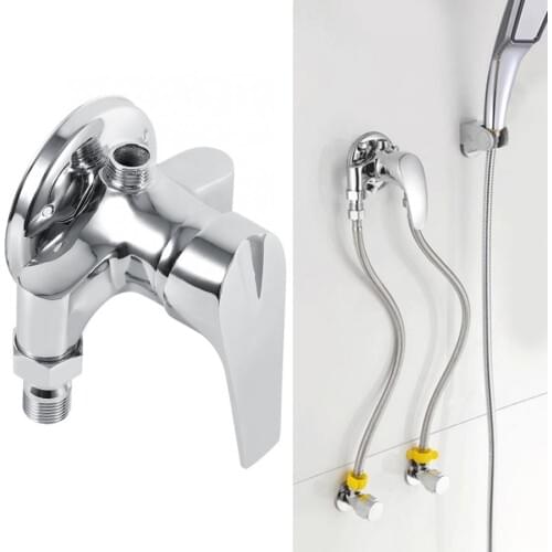 Bathroom Mixing Valve G1/2 inch Male Thread Hot and Cold Water Mixer Mixing Control Valve for Bathroom Shower