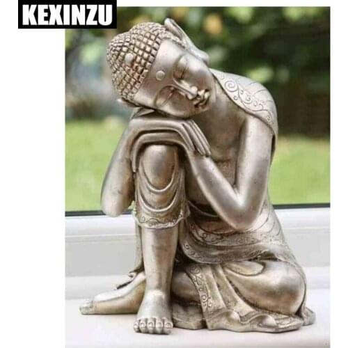 Buddha statue,5D DIY Diamond Painting Needlework Square Full Diamond Embroidery Pattern Home Decor Gift Wedding decoration