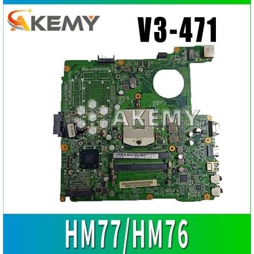 V3-471 DAZQSAMB6E1 motherboard For Acer Aspire E1-431 E1-471 E1-431G E1-471G V3-471G laptop original Test motherboard HM77/HM76