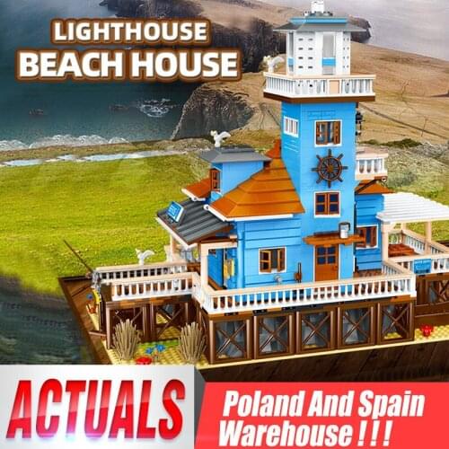 Yeshin 12002 Street Building Toys The Lighthouse Model Building Blocks Bricks 16050 Assembly Creative Toys Kids Christmas Gifts