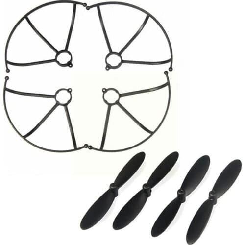 Propeller Guard Protection Cover Foldable Propeller Mini Set Spare Drone Props Blades Quadcopter Parts RC For LS-MIN J3Q4