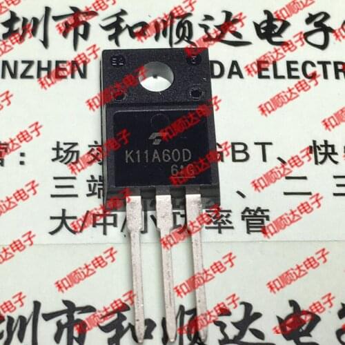 10pcs/lot K11A60D TK11A60D New stock TO-220F 600V 11A