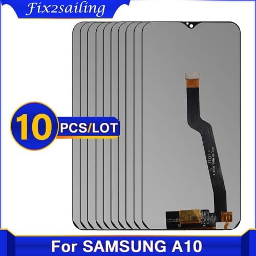 Wholesale 10 pcs/lot 6.2" Original LCD For Samsung Galaxy A10 A105 A105F LCD Display Touch Screen replacement Digitizer Assembly