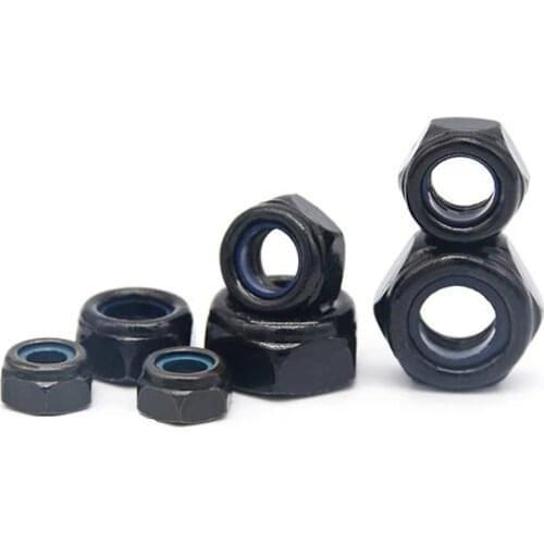 20PCS M3 M4 M5 M6 M8 M10 M12 Nylon Lock Nuts 02055 02102 for RC Model Cars Spare Parts