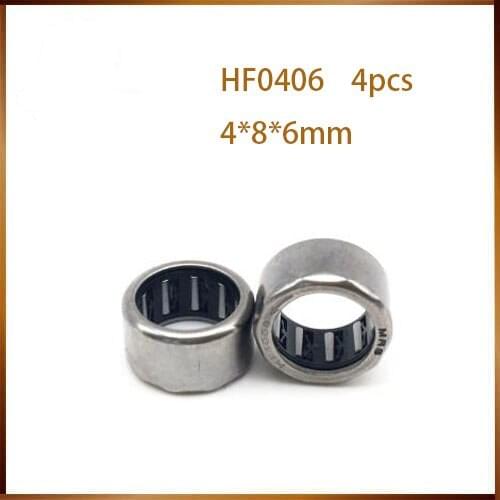 4PCS/LOT One Way Needle Bearing HF0306 HF0406 HF0608 HF0612 HF0812 HF1012 HF1216 High quality Factory direct sale Free shipping