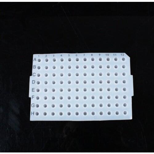 96-well PCR plate cover Silica gel plate Silica gel cover Sealing cover PCR soft cover with or without skirt is universal