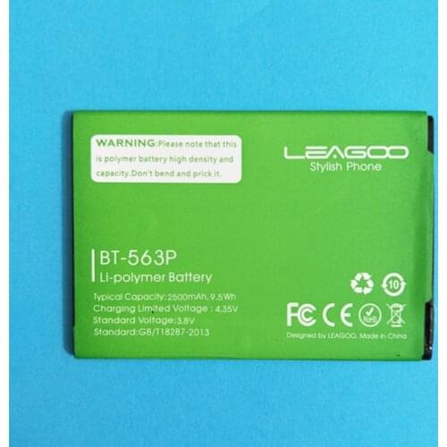 AZK Leagoo M5 PLUS Battery High Quality 2500mAh BT-563P Backup Battery Replacement For Leagoo M5 PLUS BT563P Smart Phone