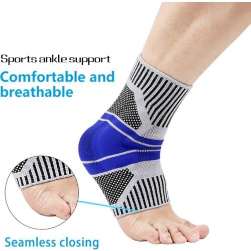 Ankle Support Brace Compression Sleeve Silicone Gel Reduce Foot Swelling Pain Relief From Plantar Fasciitis And Achilles Tendon