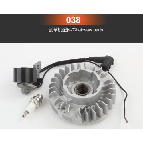 Free shipping of Igniter/high packet/fly wheel for MS038 gasoline chainsaw aftermarket repair&replacement with high cost effect