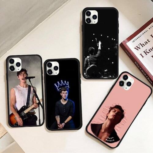 Shawn Mendes Poster Phone Case Rubber For iphone 12 11 Pro Max Mini XS Max 8 7 6 6S Plus X 5S SE 2020 XR cover