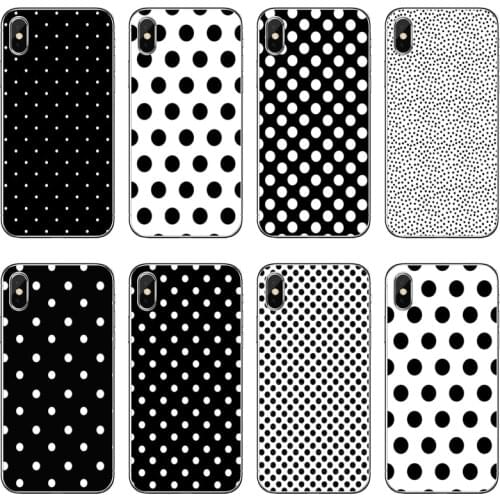 Black And White Polka Dot Accessories Phone Case For Huawei Honor 20 10i 9X 10 Lite 8S 8C 8X 7C 7X 7A 6C Pro 6 6A 6X 5A 5C