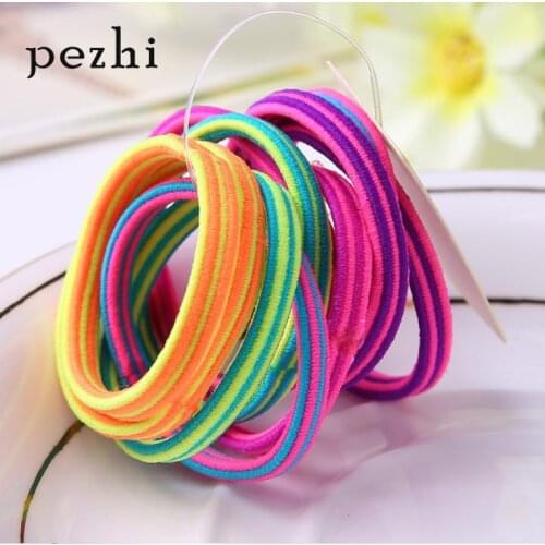 19 models high-elastic childrens hair rings leather bands babys Multicolored headrope jewelry Hair Ring Accessories