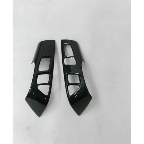 For Nissan Patrol Armada QX56 QX80 2016 2017 2018 Car Steering Wheel Button Cap Trim Frame Interior Accessories
