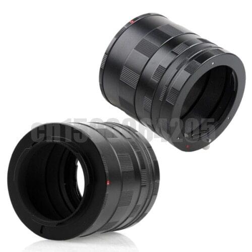 Macro Extension Tube Ring Set for Pentax PK K mount D-SLR K-5 K-7 K200D K100D K-3 K-3II K-5 IIs K-r K-x K-S1 K-S2 K-30 K-50 K-7