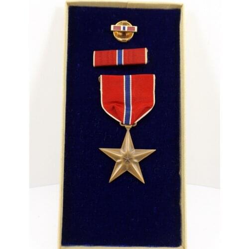 Low price custom medals big discount usa military medals with ribbons wholesale metal medal ribbons box sets