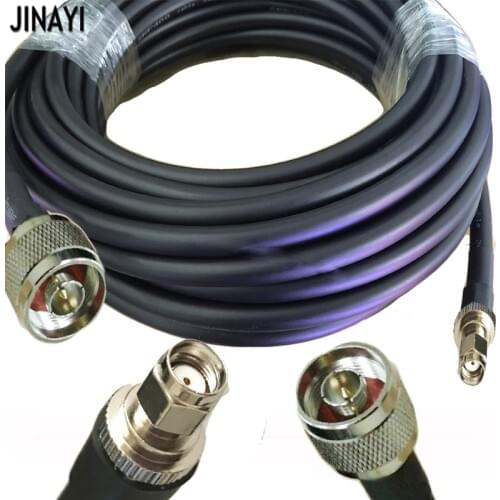 N Plug Male to RP-SMA Male Connector RF Coax Pigtail Antenna Cable LMR400 Ham Radio 15/20/30/50cm 1m 3m 5m 10m