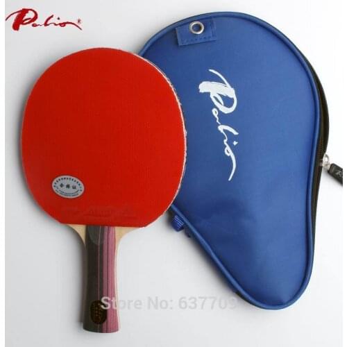 Palio three stars finished racket pimples in rubber fast attack with loop ping pong game racquet game high speed
