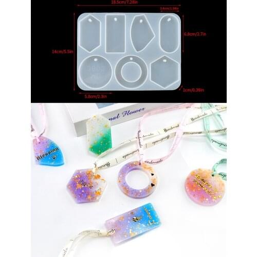Sweater Necklace Hole Chain Epoxy Resin Molds Jewelry Earrings Making Resin Mould Mobile Phone Decoration Tools