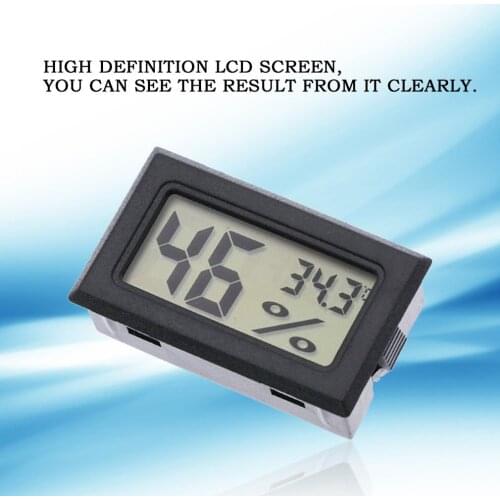 Embedded Portable LCD Digital -50℃~+70℃ Thermometer Hygrometer Wireless Electronic Digital Indoor Temperature Humidity Gauge