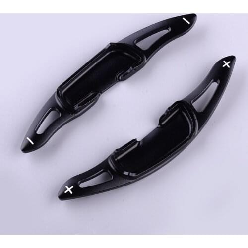 1Pair Black Car Gear Steering Wheel Shifter Shift Paddle Aluminium Alloy Fit for Mazda 3 6 CX3 CX4 CX5 MX-5 2016