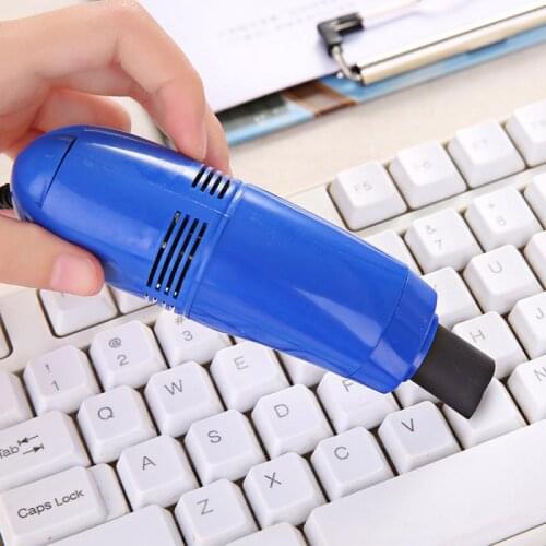 Mini Computer Vacuum USB Keyboard Brush Cleaner Laptop Brush Dust Cleaning Kit Household Cleaning Tool Multi-Function Cleaner