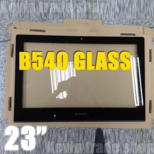 Free shipping EMS/DHL Brand new 23.0" inch All-in-one front frame glass panel Glass For lenovoe B540 B540P SCREEN