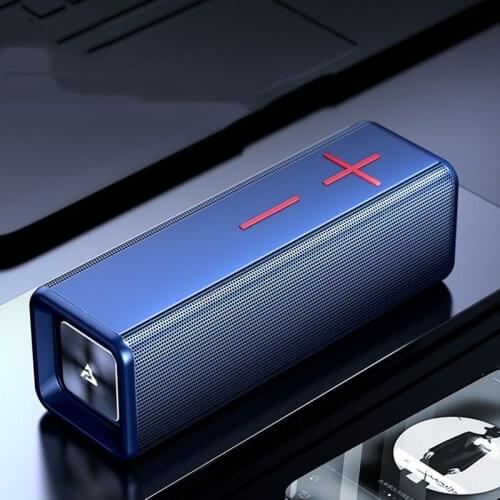 Bar Wireless Bluetooth Speaker Subwoofer Home Wireless Portable Speaker Outdoor Large Volume 10W Waterproof Metal Texture Audio