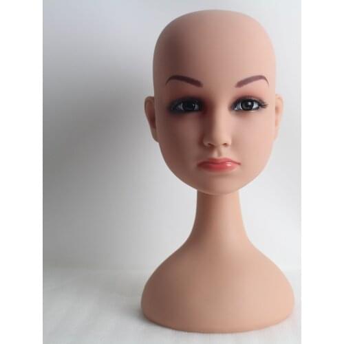 Child Kid Realistic Plastic Mannequin Head For Wig And Hat Display