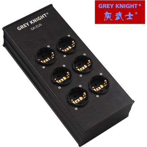 Grey Knight high-quality GK-EU6 aluminum alloy strip plug connection EU filter high-power power amplifier converter