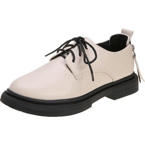 PUPUDA Trend Women Shoes Black Fashion Chunky Sneakers Women Platform Leather Shoes Women Outdoor Casual Shoes Female