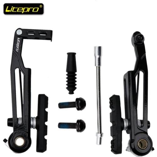 Litepro 415 Folding Bike V Brake Caliper 110mm Ultralight Aluminum Alloy Long Arm Brake 451 Wheelset Brake