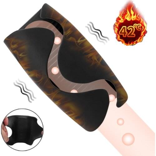 Blowjob Penis Trainer Vibrator Glans Massager Exerciser Male Masturbator Delay Ejaculation Orgasm Heating Pulse Aircraft Cup