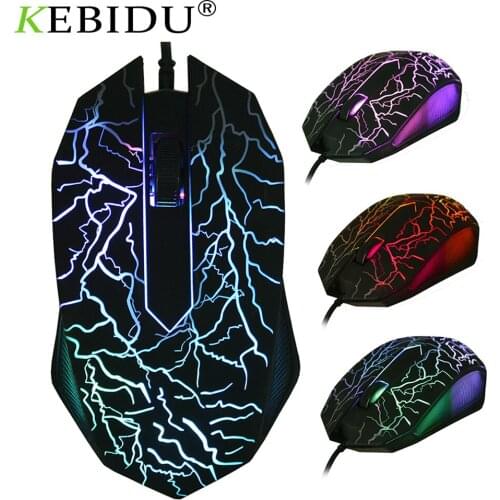 Mouse USB Wired Gaming Professional Colorful Backlight 3200DPI Optical Wired Gaming Mouse Mice for PC Laptop Games Mice
