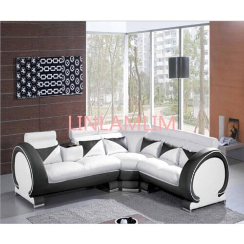 Living Room Sofa set corner sofa real genuine cow leather sectional sofas minimalist modern muebles de sala moveis para casa