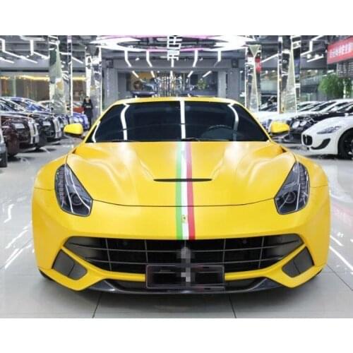Car pull flower hood sticker color strip sticker For Ferrari F12 458 car sticker F430 488 599 dedicated
