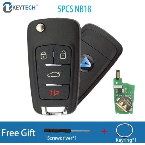 OkeyTech 5PCS/Lot 3 Buttons KEYDIY Multi-functional NB18 Universal Remote Control Key For KD900/MINI KD/URG200 Key Programmer