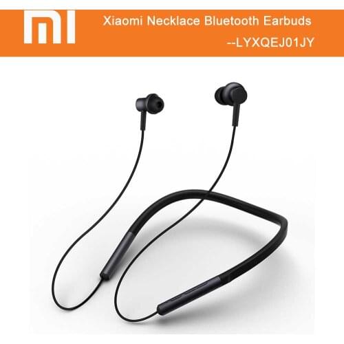 Original Xiaomi Mi Bluetooth Earphones Necklace Sports Earbuds Wireless Earphone with Micro Noise Cancelling for Android iOS