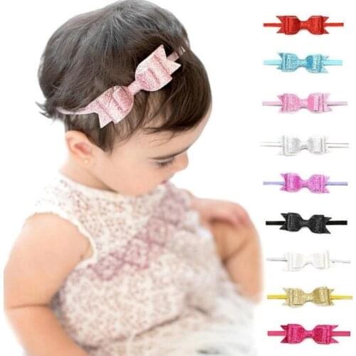 Baby girl headband Infant hair accessories clothes band bows newborn Headwear headwrap hairband Gift Toddlers elastic children