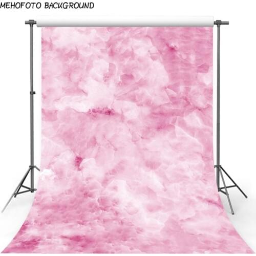 Hazy Pink Floral Photography Backdrop 5x7 Vinyl Backgrounds for Photo Studio Nature Marble Floor for Kids Birthday Photo Picture