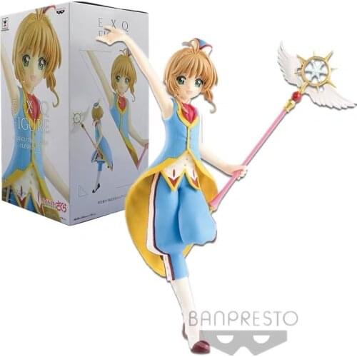 In Stock Banpresto EXQ Cardaptor Sakura Clear Card Fighters PVC Action Figure Model Figurals