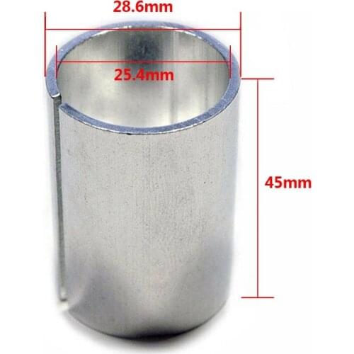 Bike Bicycle Pieces Mtb Stem Bicycle Handlebar Shim 1\" Steerer To 1 1/8\" Fork 28.6-25.4mm Stem Fork Adapter