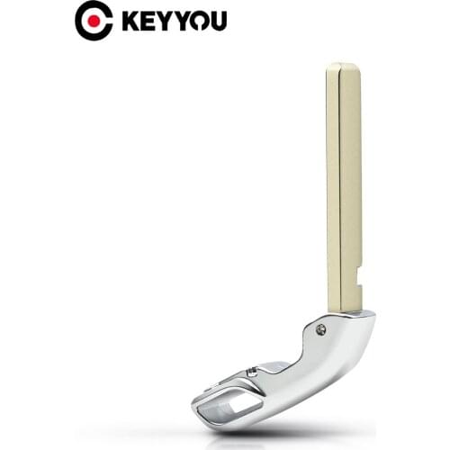 KEYYOU Car Key Blade Emergency Replacement For Cadillac CTS DTS CT5 Spare Remote Key Uncut Blade