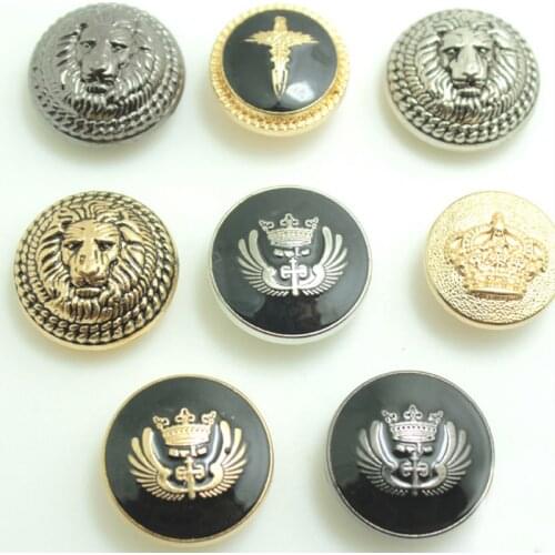 100 PCS Wholesale High-Grade Zinc Alloy Shaking Head Buckle Jeans And Denim Clothing Buttons Jersey Buttons From Stock 17MM 20MM