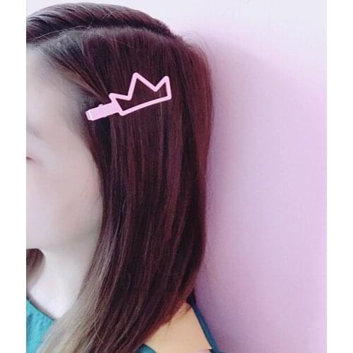 120pcs/lot DIY Multi Simple Alloy Macaron Scrub Hair Duck Clips Bang Crown Hair Claws Hair Styling Tools Accessories HA1813