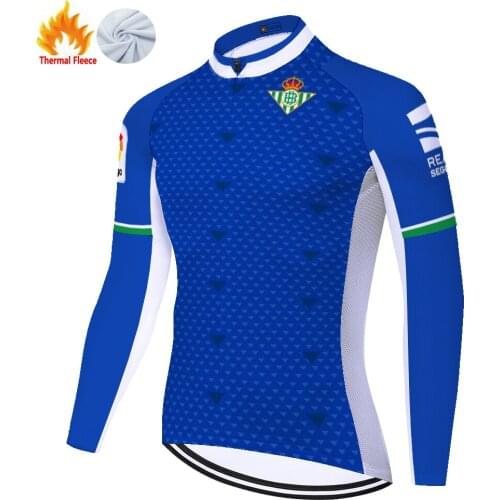 2021 Betis Winter Thermal Fleece Maglia Ciclismo Uomo 자전거 저지 Bike Clothing Men Cycling Equipment 자전거의류 Maillot Ciclismo Hombre