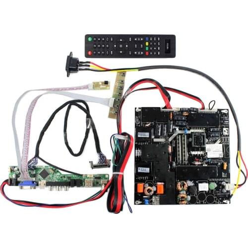 32 inch 1920x1080 LCD P320HVN01.0 P320HVN01.1 USB RF Controller Board T.V56.03 with Power Supply Board For Backlight MP118TFL32